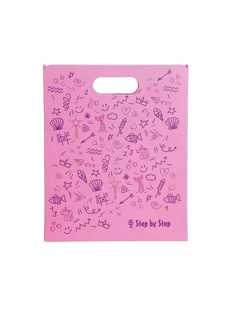 STEP BY STEP | Caja archivadora con asa azul | rosa